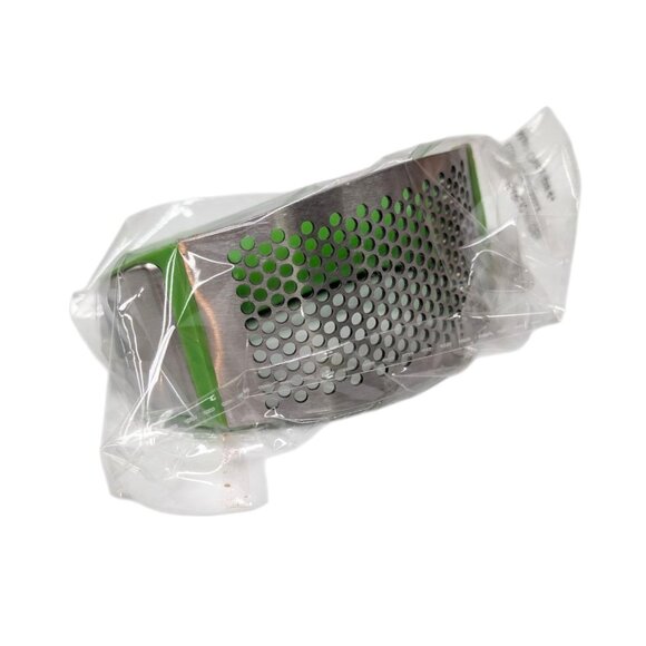 Raddish Kids Garlic Mincer Green Silver Plastic Steel World Fusion Recipes Patch - Picture 12 of 14